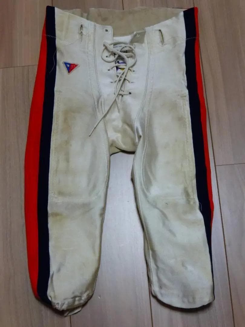 激レア！ 法政大学アメリカンフットボール部 旧ユニフォーム上下セット ベルト付き
