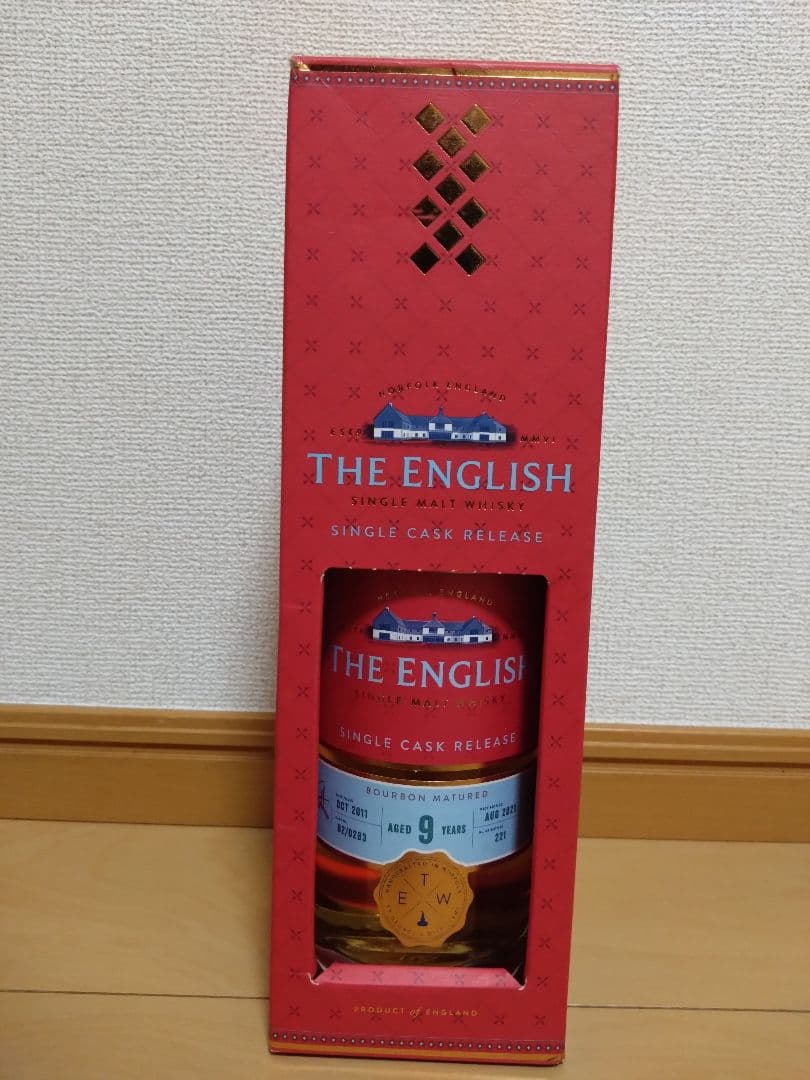 ザ・イングリッシュウイスキー 9年　700ml