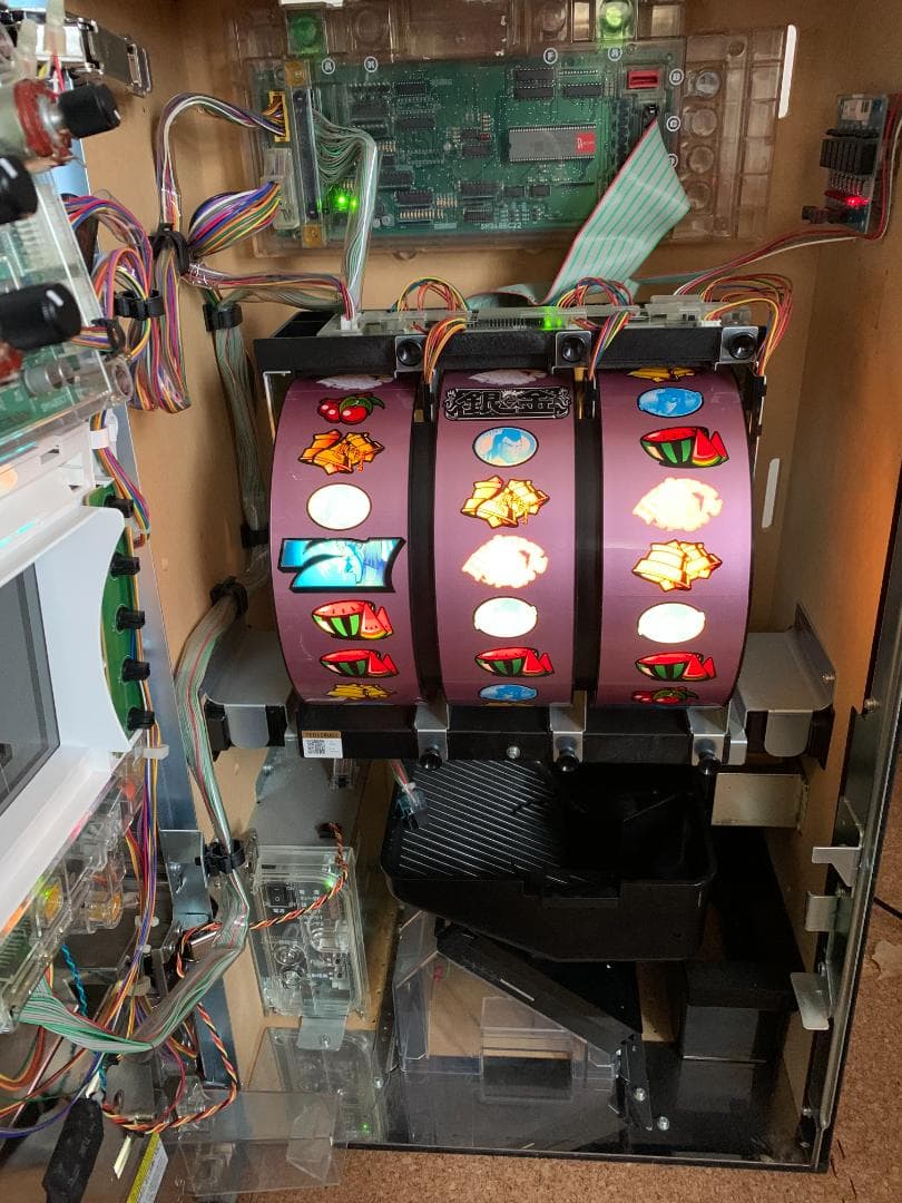 スロット　実機　5号機　銀と金　不要機付き