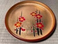 金蒔絵 漆器 丸皿 5客揃