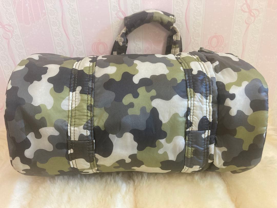 【希少】正規品　パーリーゲイツ カートバッグ 迷彩 ラウンドバック　円柱型