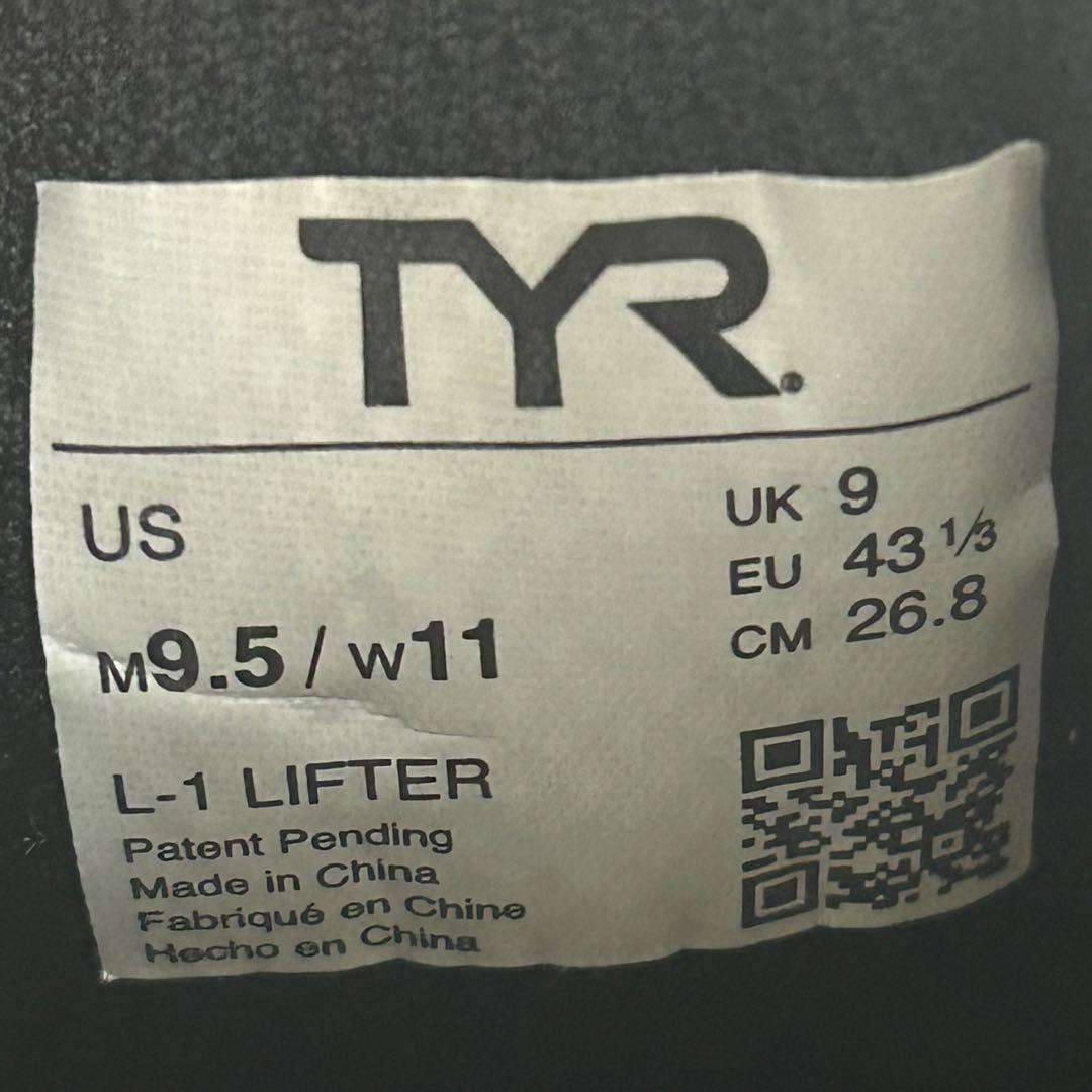 TYR（ティア）L-1リフター ブラック/ゴールド 限定色