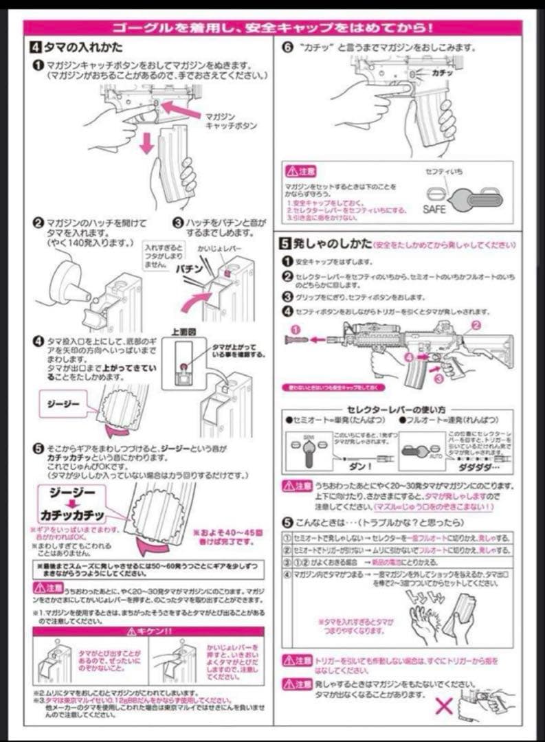 東京マルイ カスタム品　SOPMOD M4 電動ガン ボーイズ　金属ピニオンギア