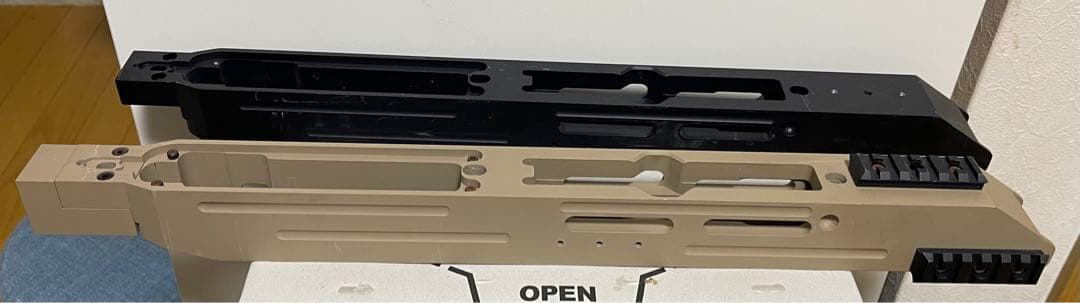 VSR10 エアガン用モジュラーフレーム ブラック ベージュ