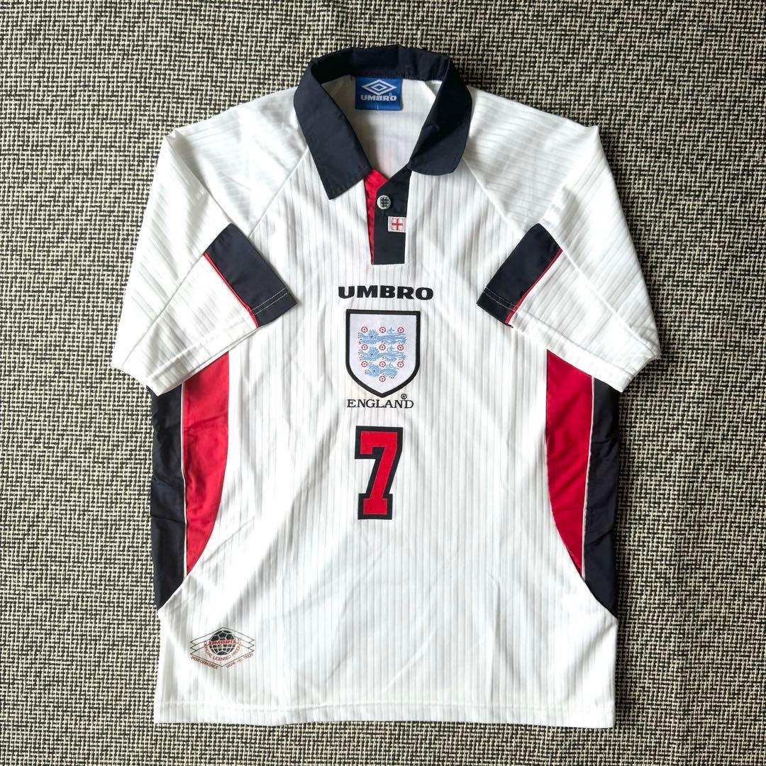 【当時物／正規品】デビッド・ベッカム ＃７ イングランド代表 ９８W杯モデル