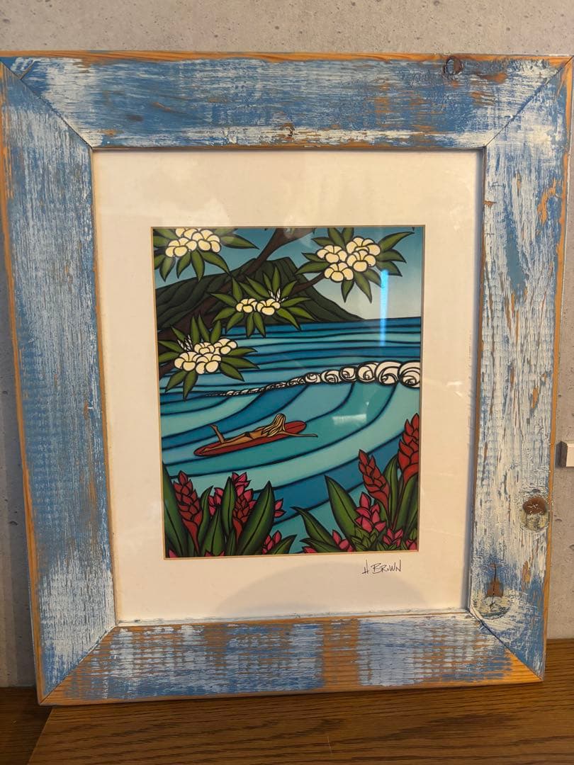 Heather Brown Waikiki Surf アート ヘザーブラウン絵画