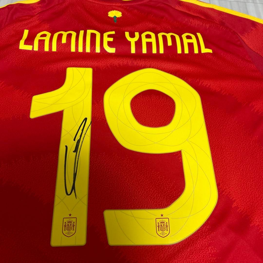 【証明書付】直筆サイン入り ヤマル スペイン代表 ユニフォーム