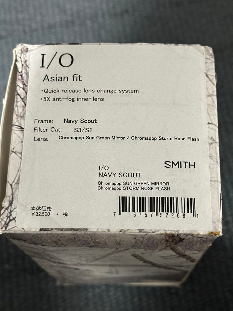 スノーボードゴーグル SMITH レンズ2枚入り