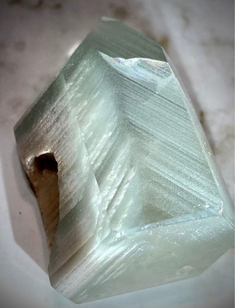 【龍脈水晶✨】ファントム　ガーデンクォーツ　ポイント　原石　クリスタル