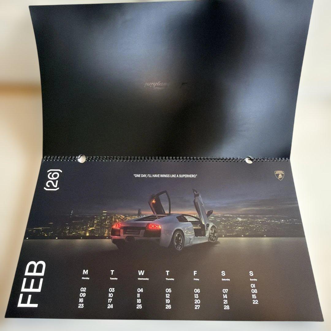 【非売品】2026年/ランボルギーニ/壁掛けカレンダー/大型