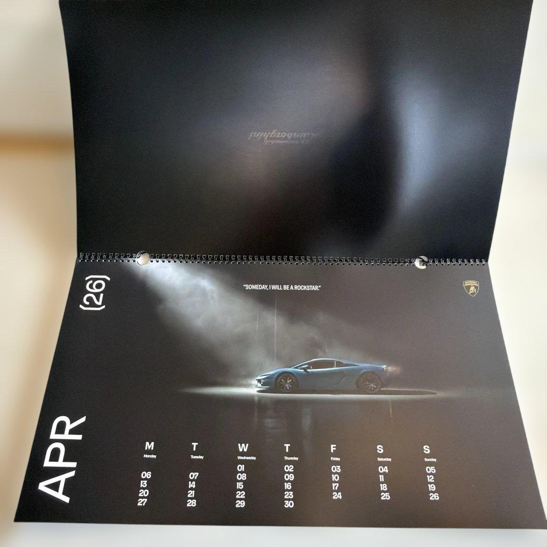 【非売品】2026年/ランボルギーニ/壁掛けカレンダー/大型