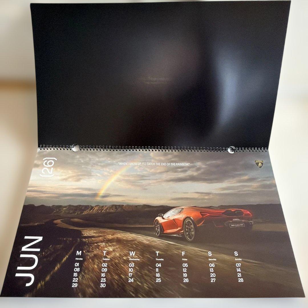 【非売品】2026年/ランボルギーニ/壁掛けカレンダー/大型