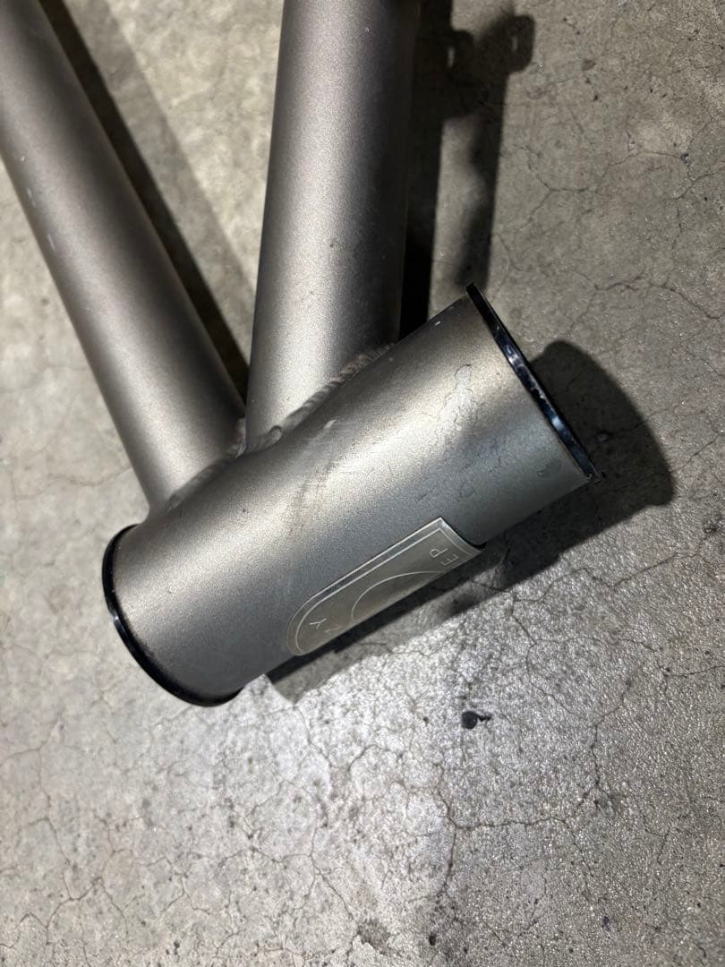 マウンテンバイク　クレイジーシープ　フレーム　ジャンク品　割れあり