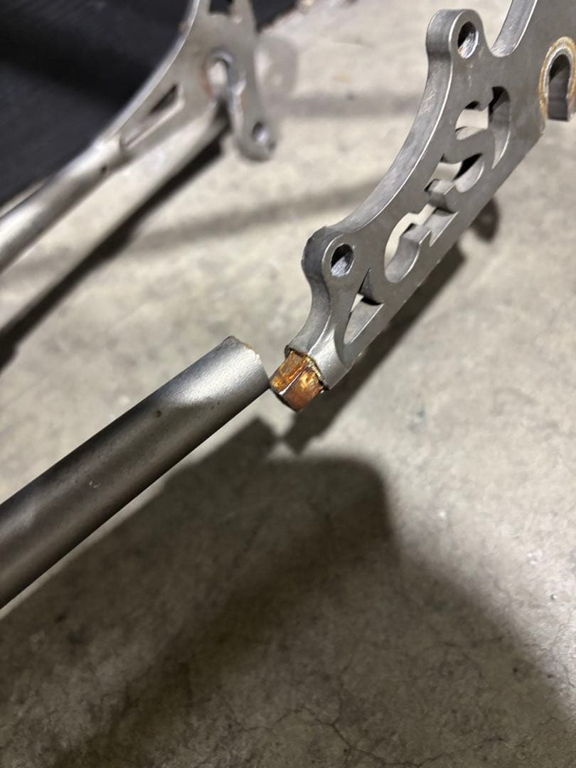 マウンテンバイク　クレイジーシープ　フレーム　ジャンク品　割れあり