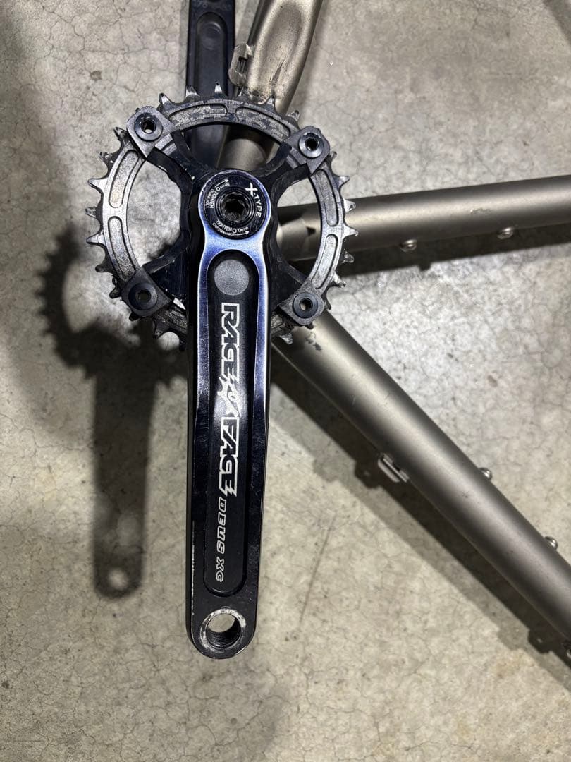 マウンテンバイク　クレイジーシープ　フレーム　ジャンク品　割れあり