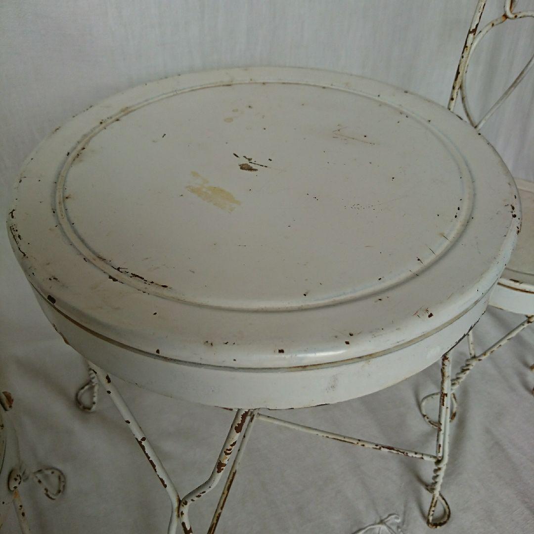 フランスアンティーク ドールサイズのチェア＆テーブル