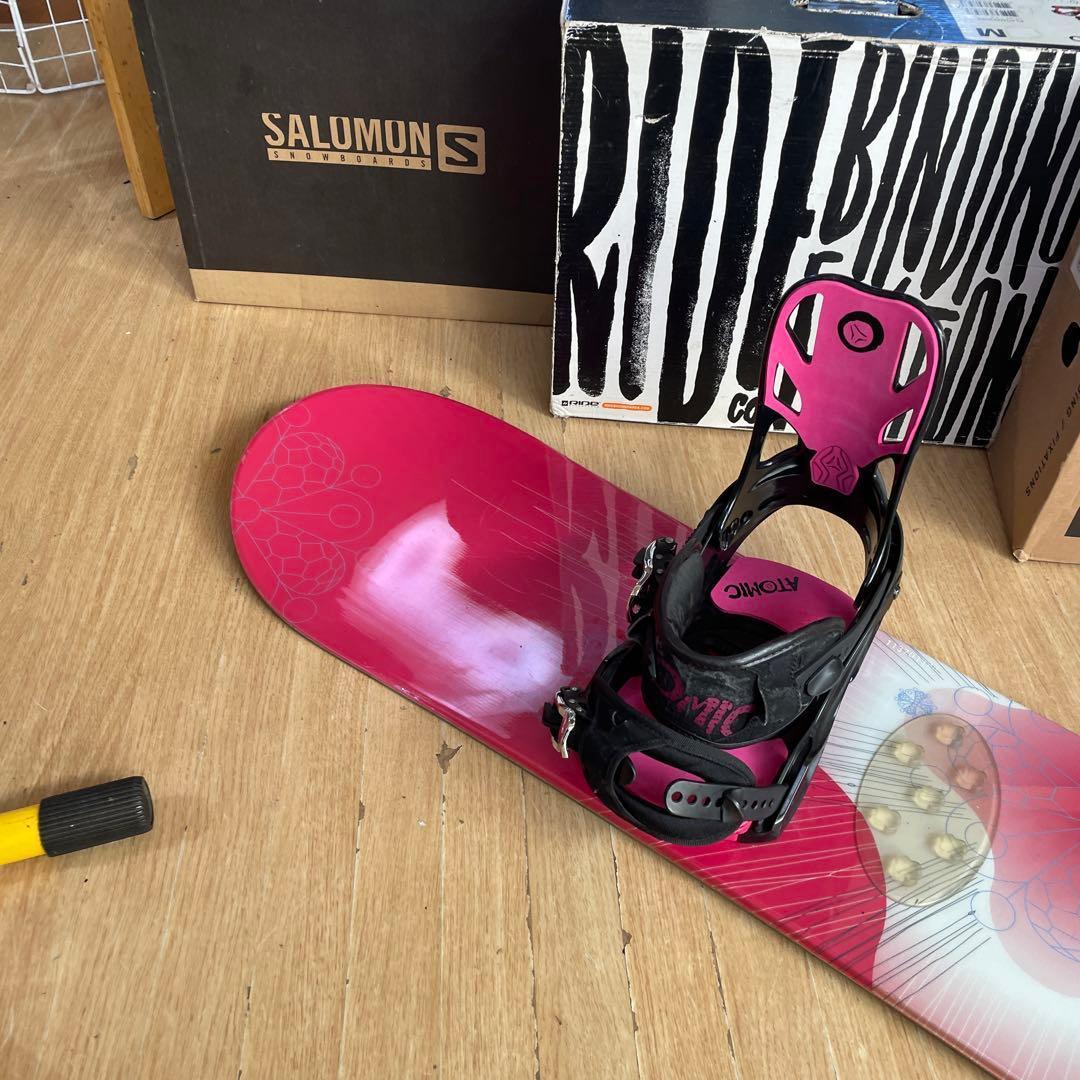 BURTON　バートン　希少130代　ATOMICバイン付　スノーボードセット