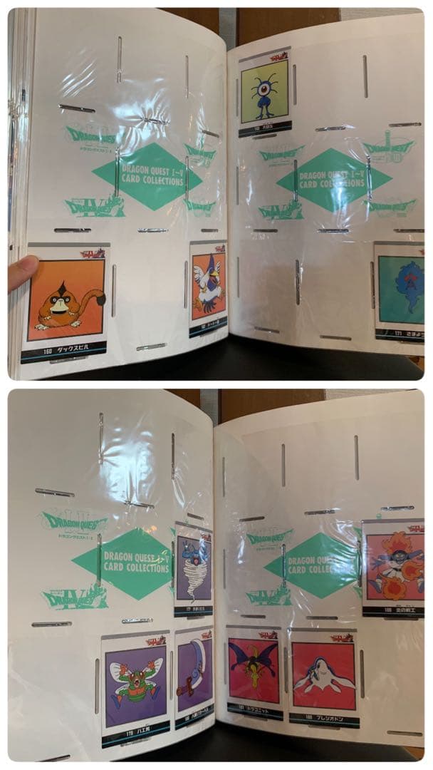 ドラゴンクエスト カードコレクションズ コレクションファイル2冊　カード66枚