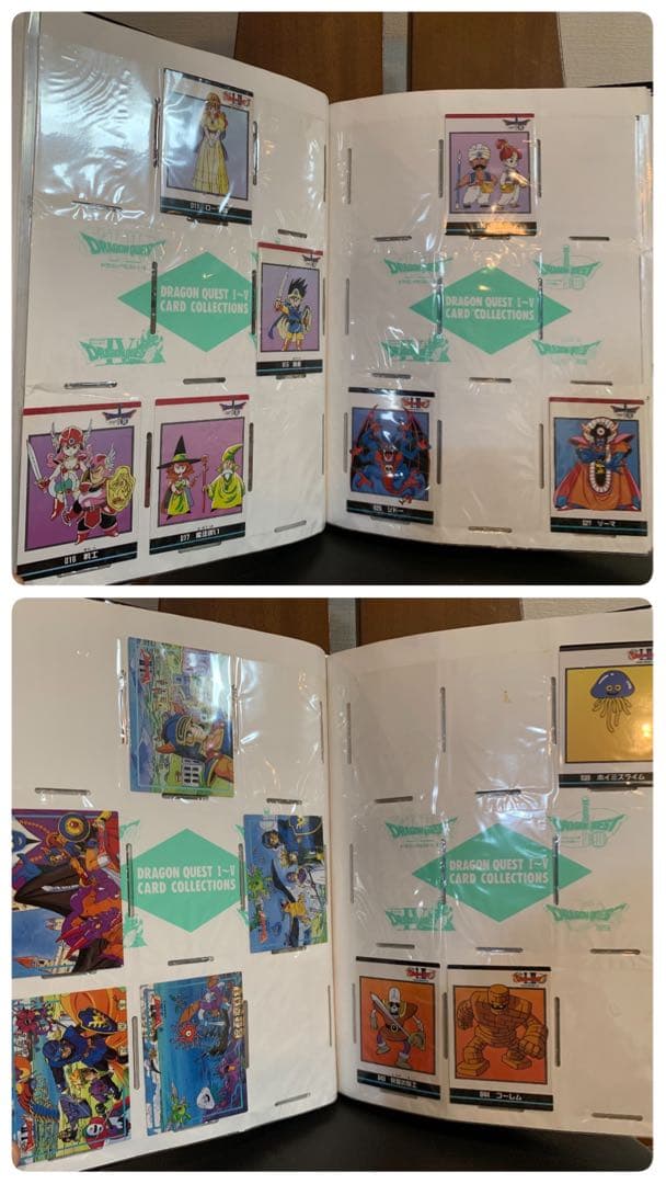 ドラゴンクエスト カードコレクションズ コレクションファイル2冊　カード66枚