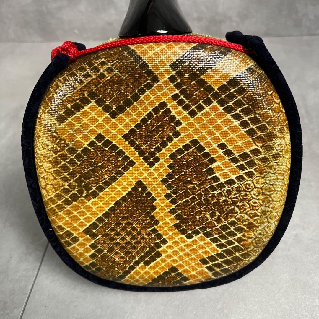 沖縄三線　全長約80cm　セミハードケース　へび　和楽器　初心者おすすめ