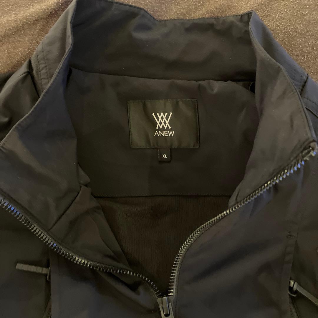 ANEW GOLF ブラックジャケット袖取り外し可能