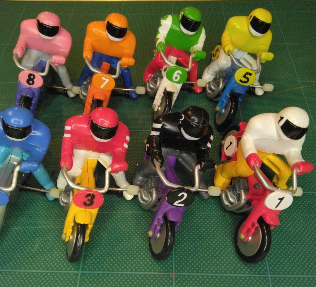 オートレース フィギュア おもちゃ レトロ 1号車~8号車