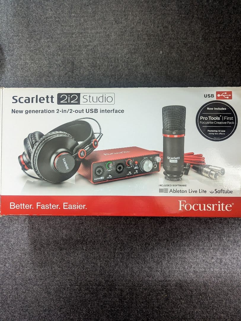 う*ち様 Focusrite Scarlett 2i2 Studio インターフ