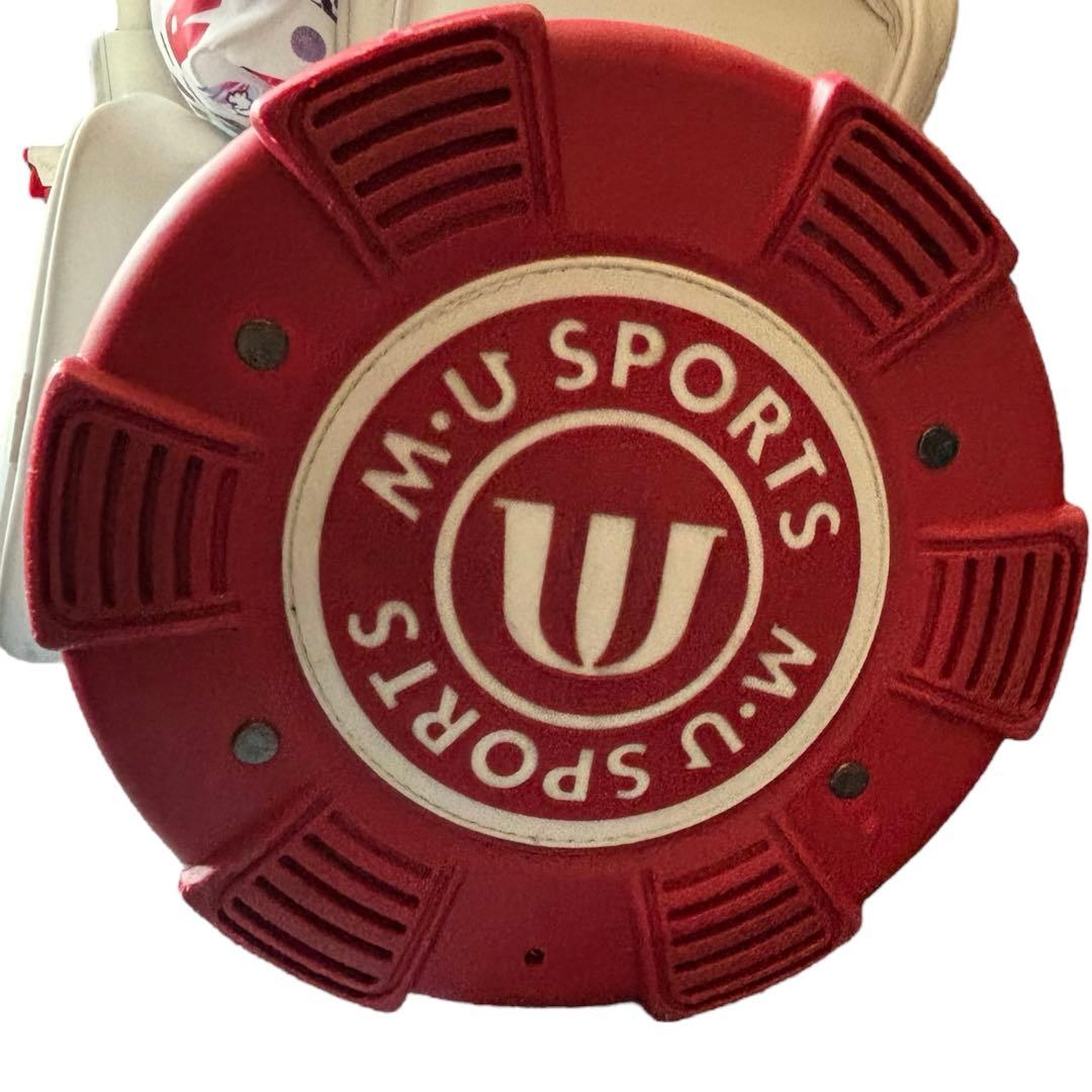 極美品✨M・U SPORTS キャディバッグ レディース ロゴ柄 ホワイト系