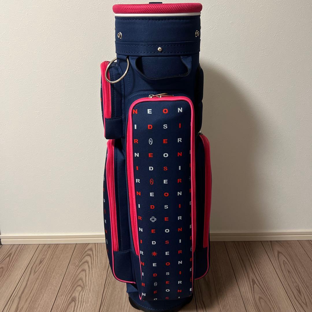 ネイビー/ピンク ゴルフバッグ