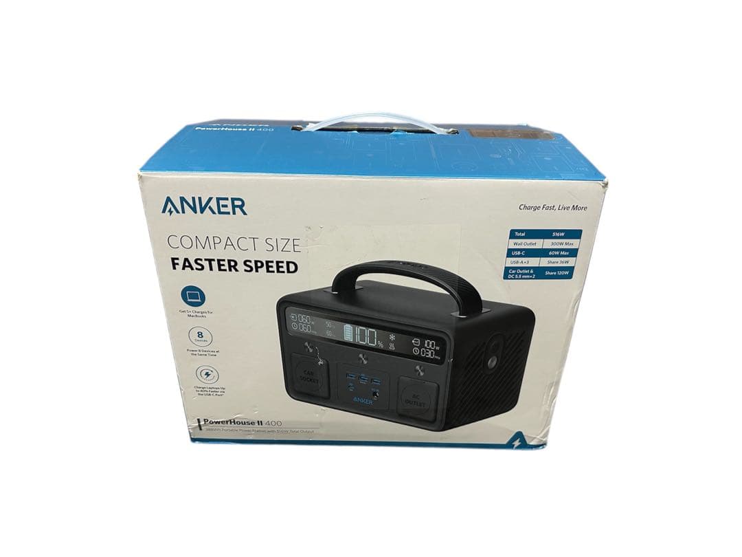 限定値下げ【新品】ANKER PowerHouse Ⅱ 400 大容量バッテリー