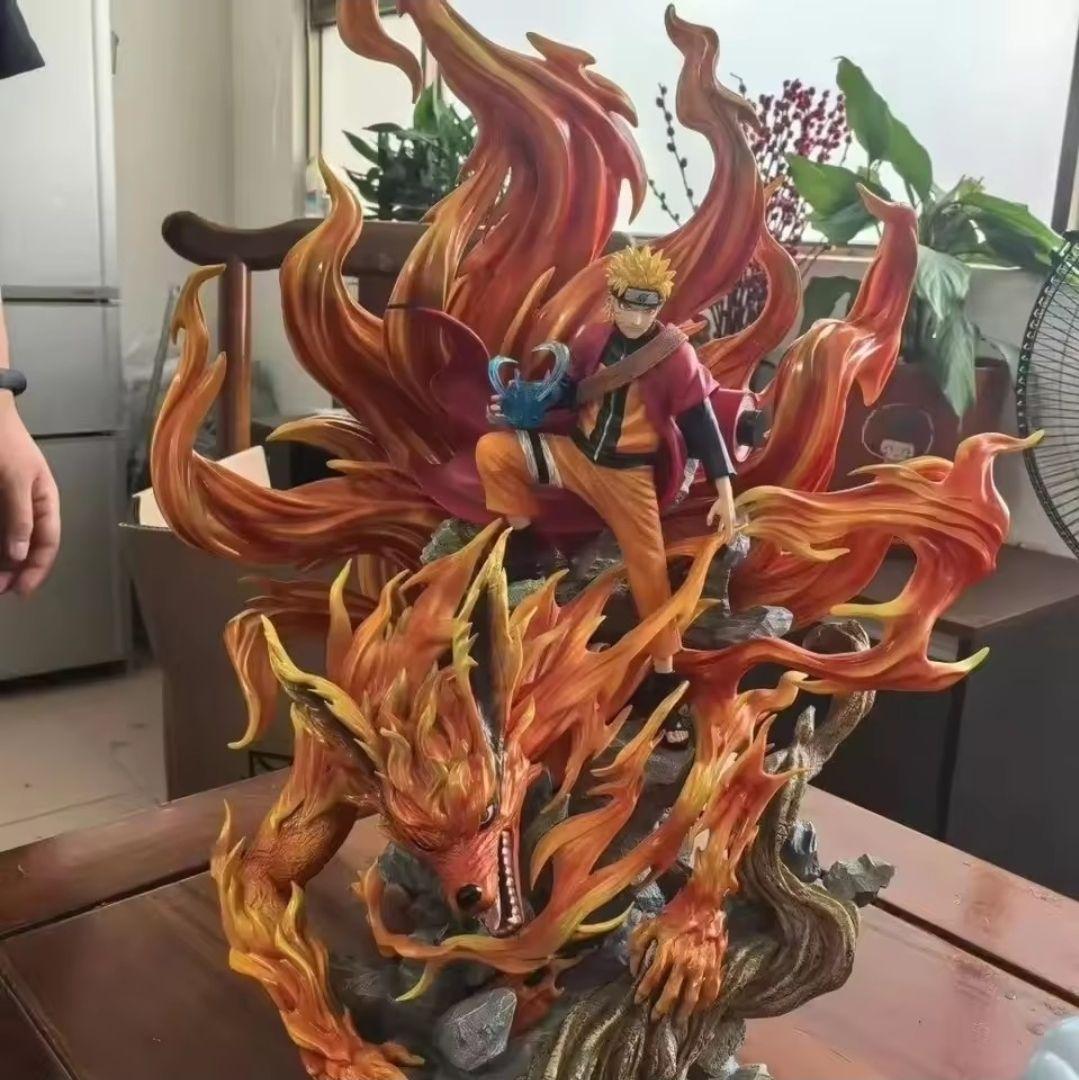 NARUTO　うずまきナルト　九尾　フィギュア　ガレージキット塗装済み