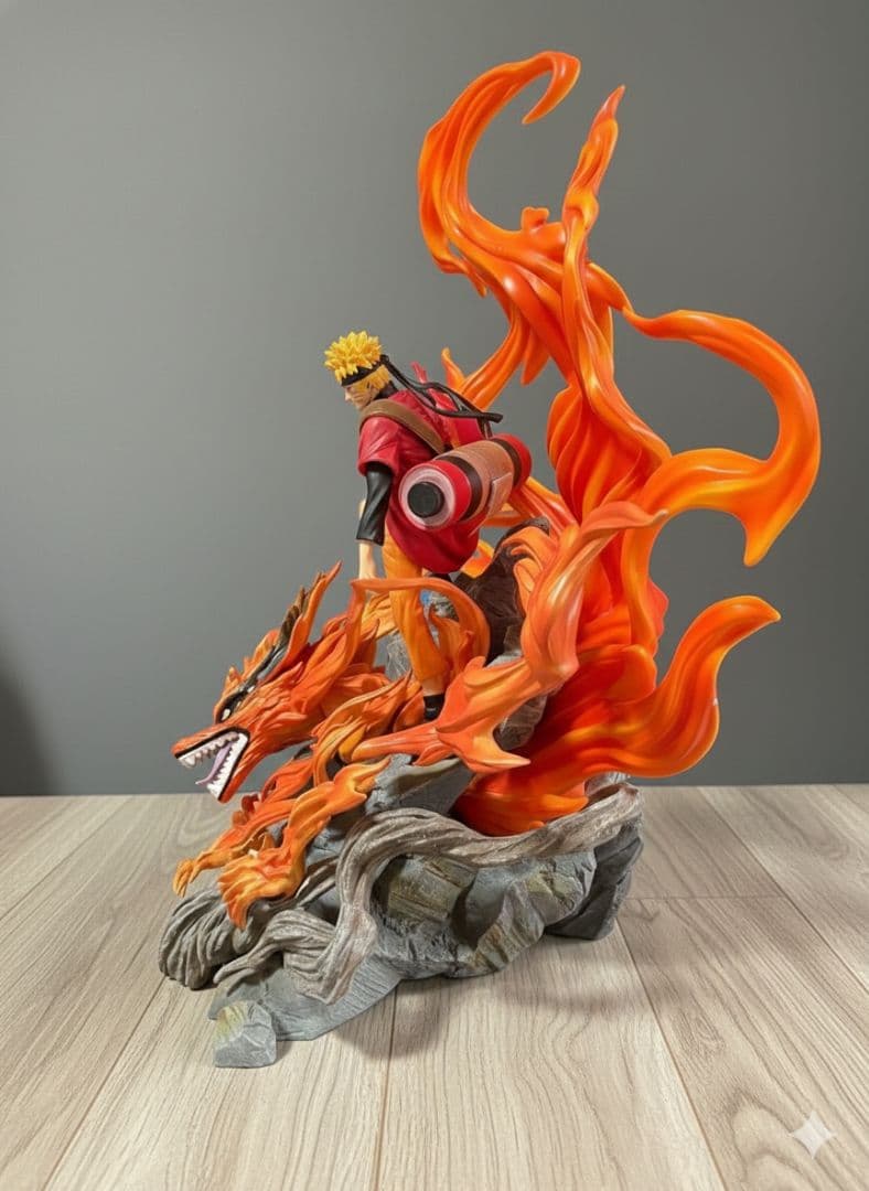 NARUTO　うずまきナルト　九尾　フィギュア　ガレージキット塗装済み