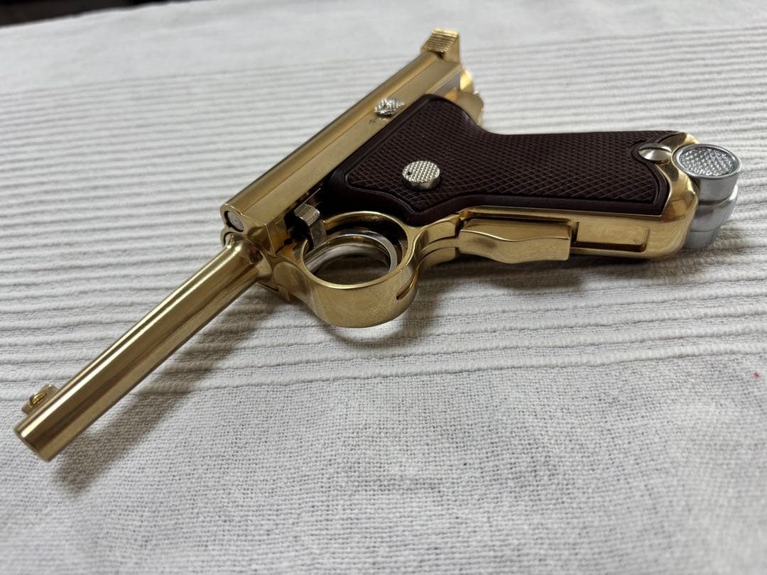 美中古 モデルガン マルシン 南部式小型自動拳銃 御賜 ベビーナンブ 動作確認済