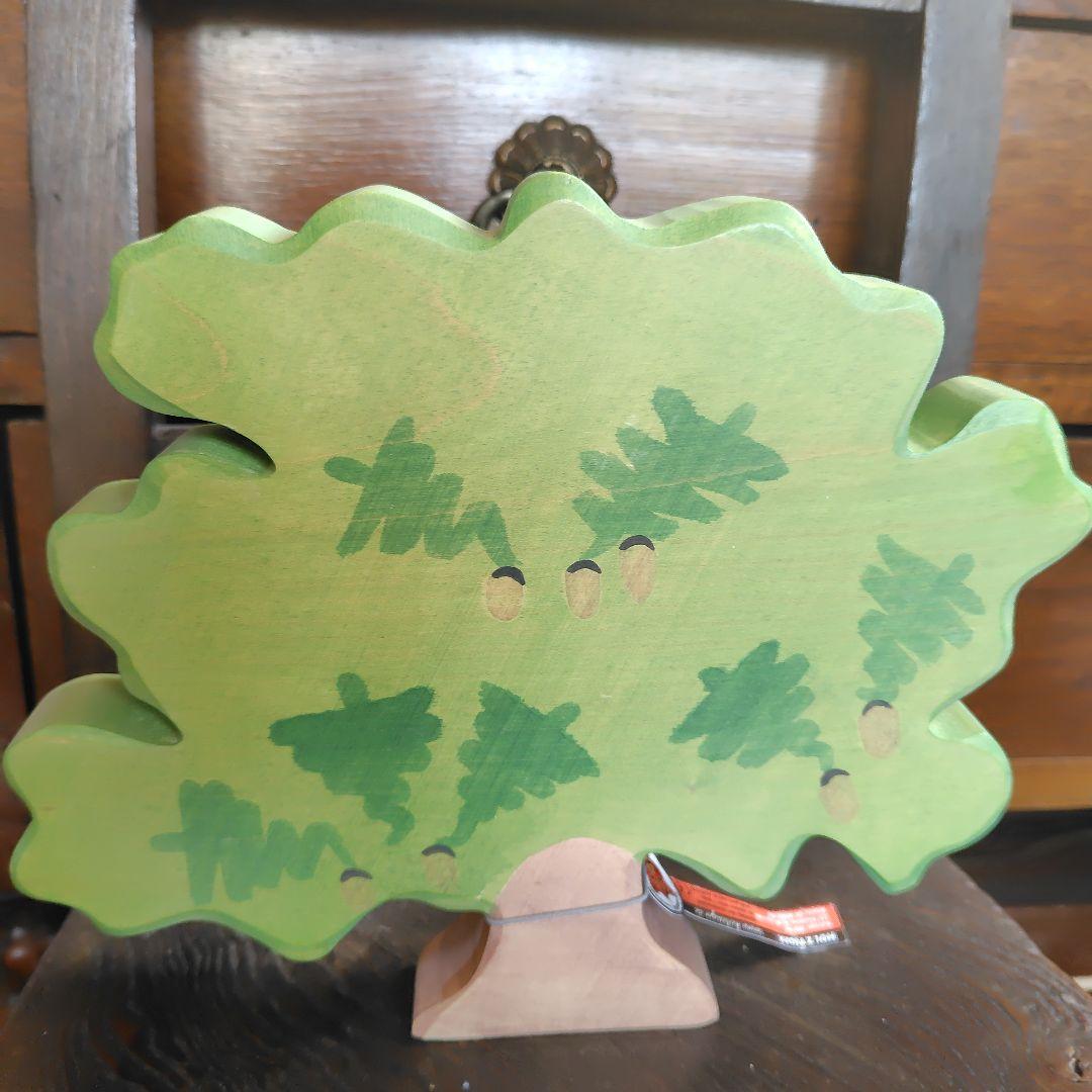 オストハイマーのぞう、カンガルー親子 HOLZTIGERのどんぐりの木セット