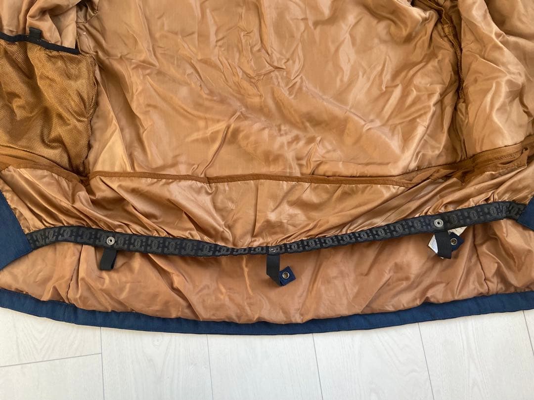 DC スノーボードウェア ネイビーとブラウン、グローブ付き