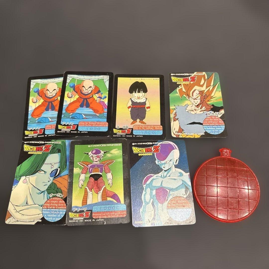 【希少品】ドラゴンボール　グミメイト玩具、カードセット1993年