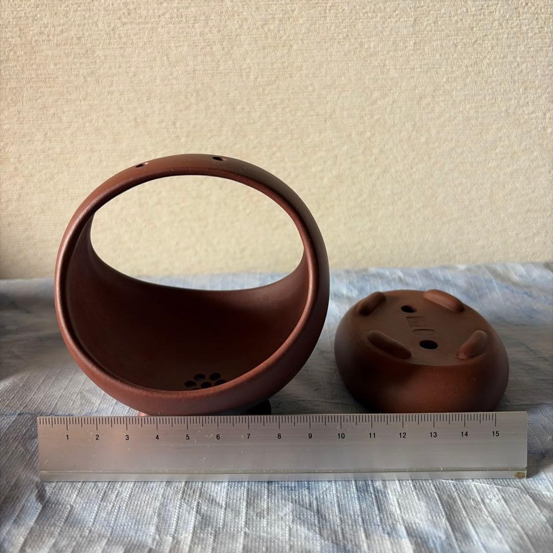 中国宜興　宜興　植木鉢　中国　朱泥　盆栽　アンティーク　盆景