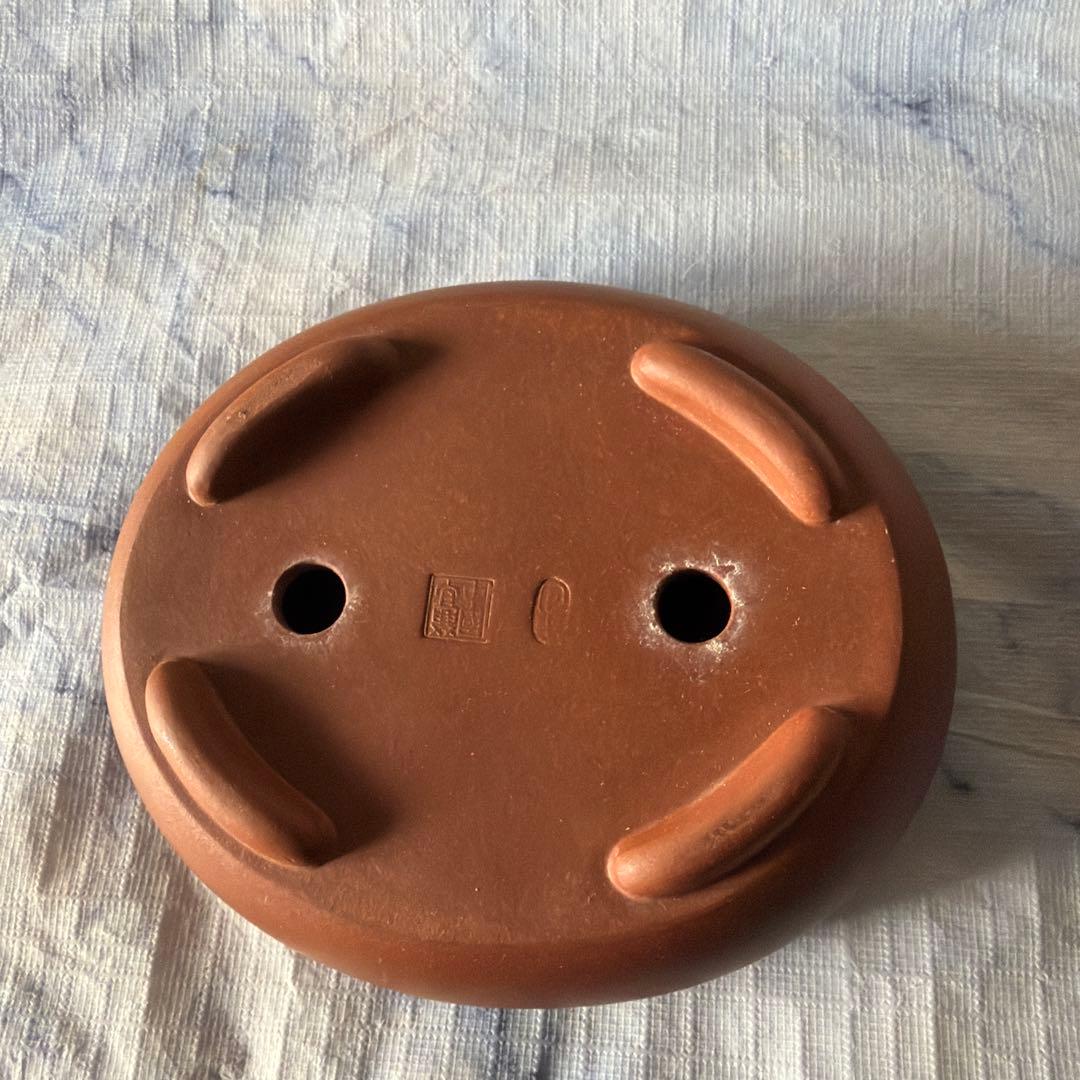 中国宜興　宜興　植木鉢　中国　朱泥　盆栽　アンティーク　盆景