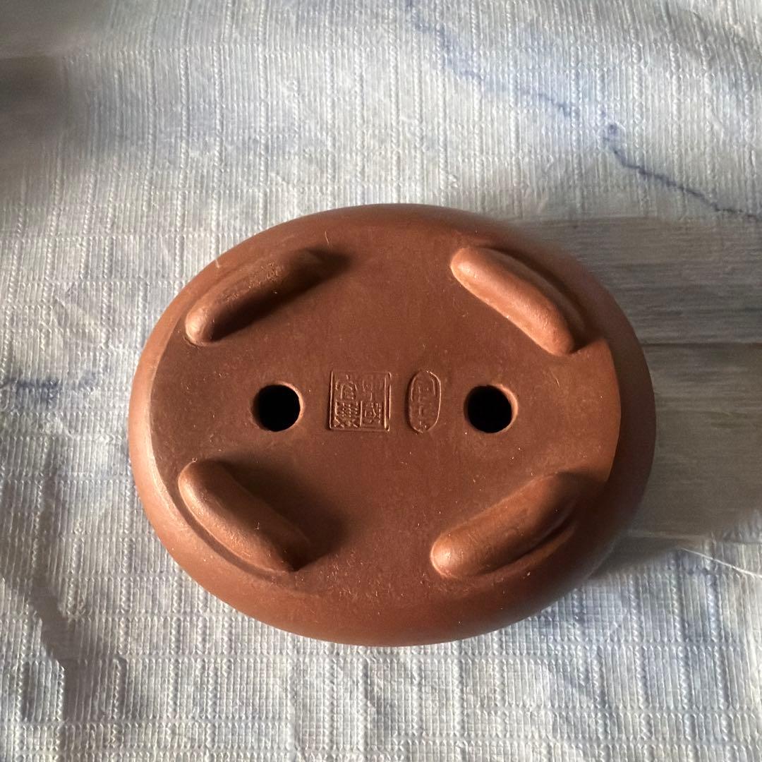 中国宜興　宜興　植木鉢　中国　朱泥　盆栽　アンティーク　盆景