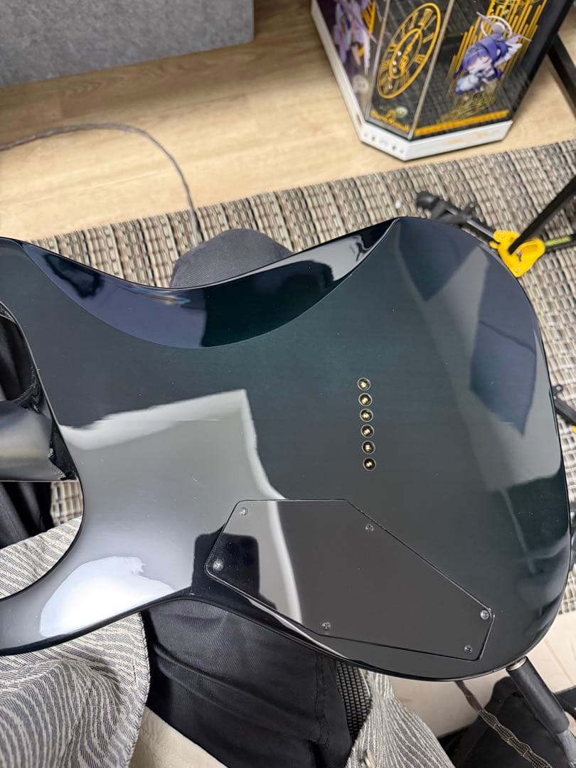 ギター E-II M-II NT HS QM Black Turquoise Burst