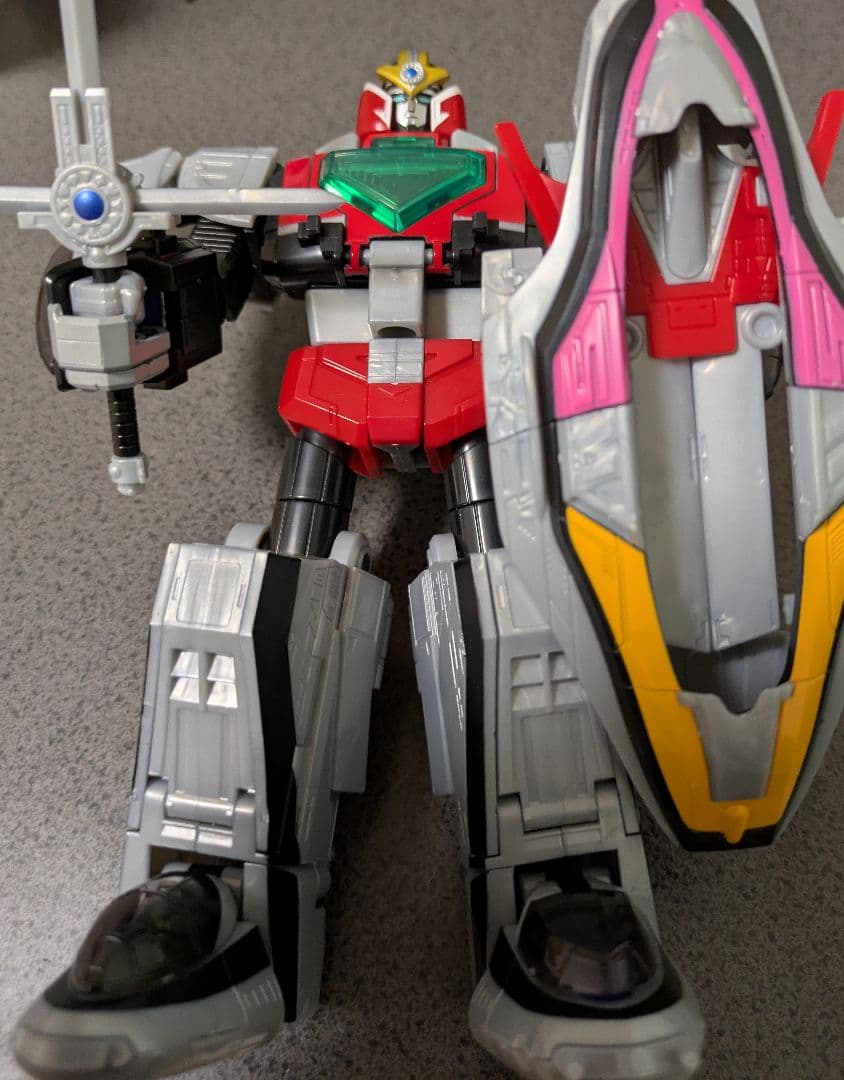 組立済プラモ「SMPタイムロボ（タイムレンジャーより）」全パーツ＆未使用シール付