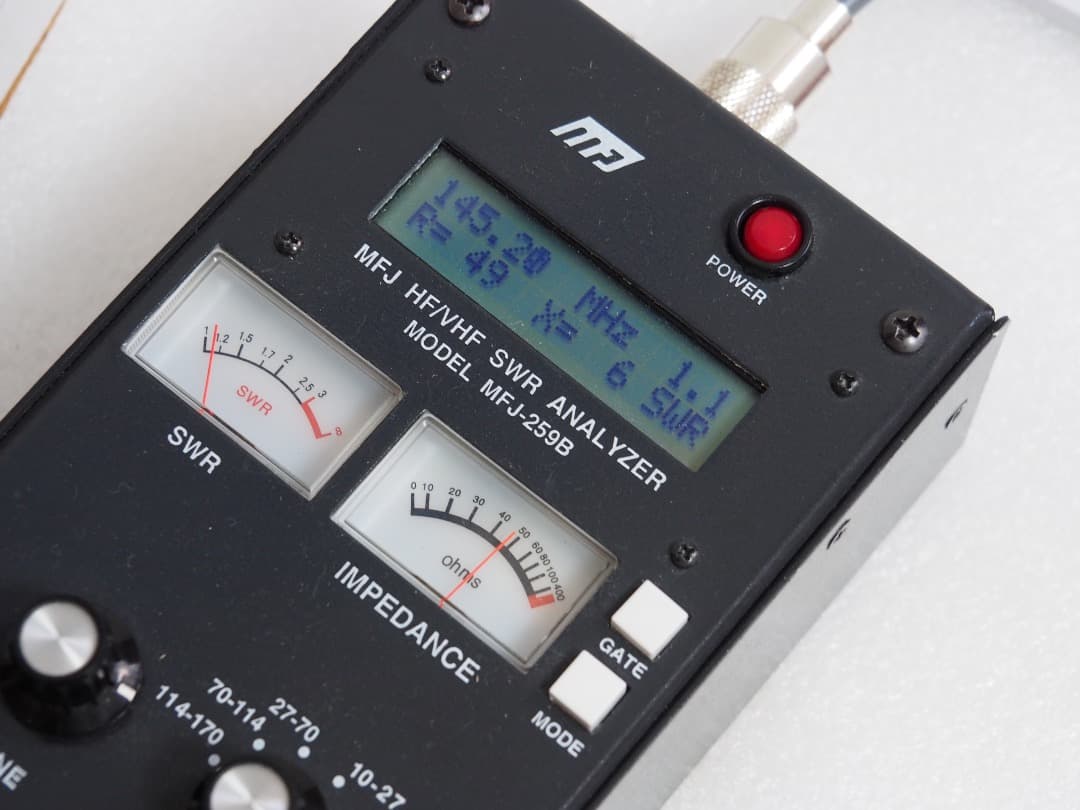 MFJ-259B HF/VHF SWRアナライザー 1.8 ～170MHz