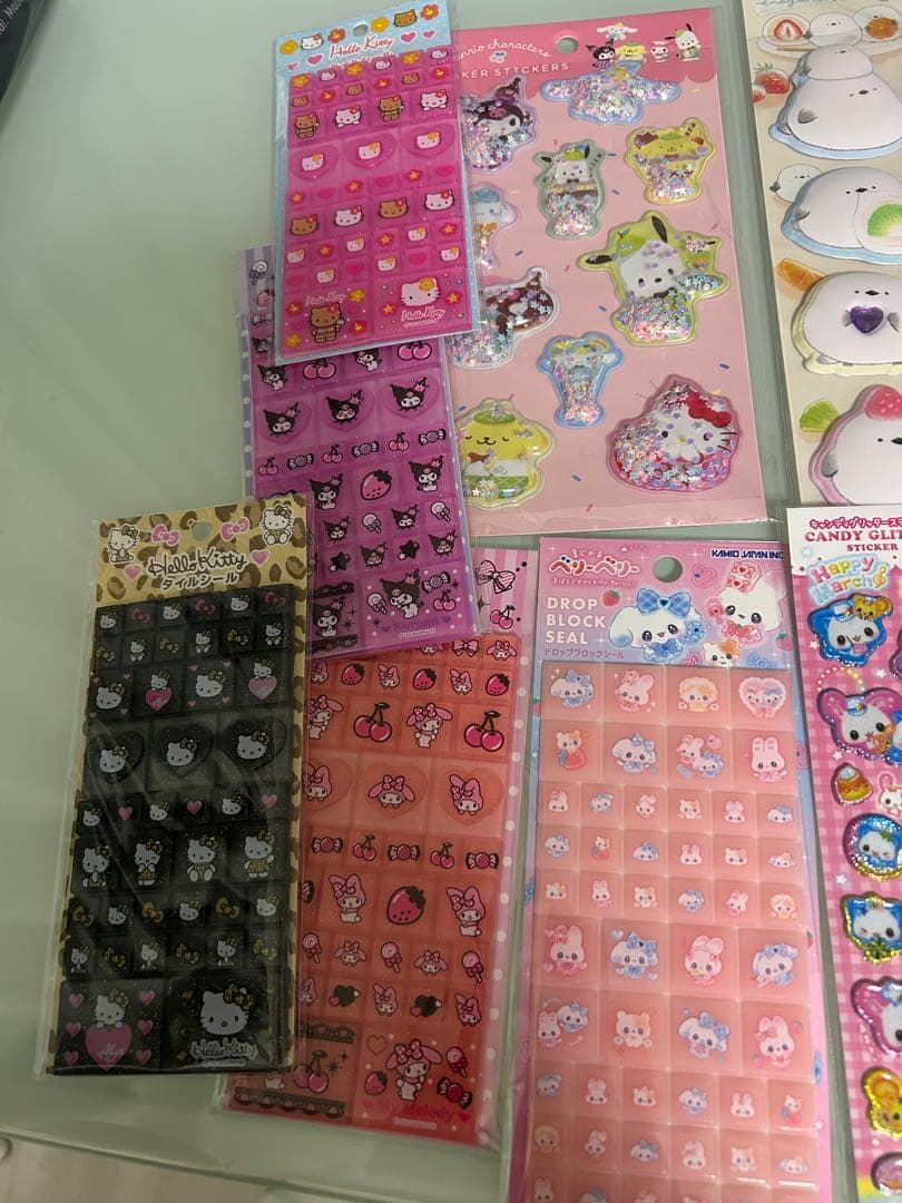 シール　まとめ売り　だいふくエナガ　サンリオ　ホイッピラッピ　リラックマ