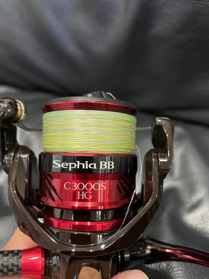 (美品)Sephia BB C3000S HG リール pe0.8号 ライン付き