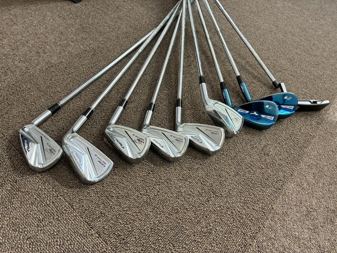 ゴルフクラブセット ツアーステージ X-BLADE 鍛造アイアン ミズノ