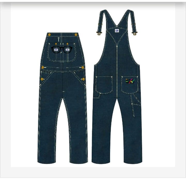 オーイシマサヨシ×Lee コラボ／オーバーオール Lサイズ