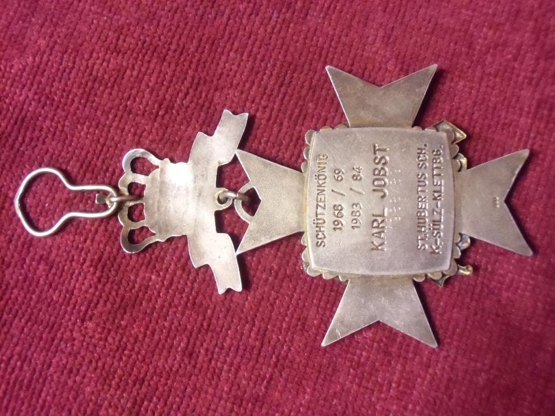 BWドイツ軍/連邦軍＊ケルン・St. Hubertus射撃大会優勝者勲章（実物）