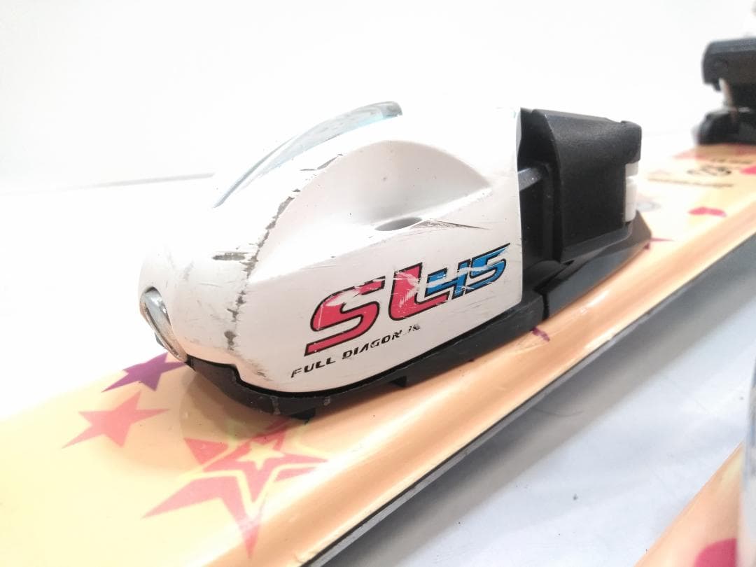 女の子 ジュニアスキー4点セット ピュアコンシャス 110cmブーツ 22cm◇