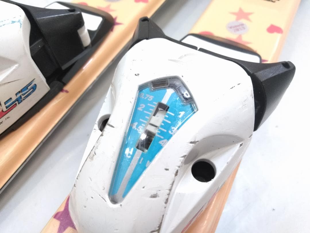 女の子 ジュニアスキー4点セット ピュアコンシャス 110cmブーツ 22cm◇