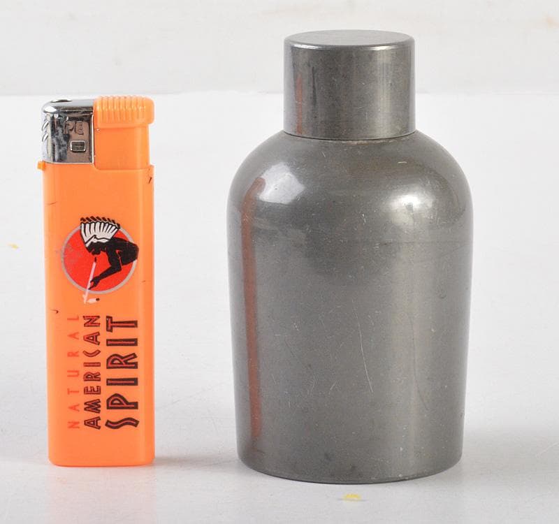 煎茶道具　古錫　乾茂號造　茶壷　茶心壷　約202g　M　R5114